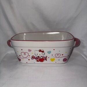 Sanrio Hello Kitty Ceramic Loaf Baking Dish Valentines Day